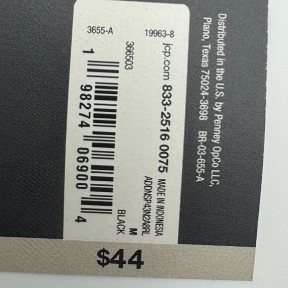 NWT Worthington Women's Black Long Sleeve Pullover Top Size Medium - Picture 7 of 9